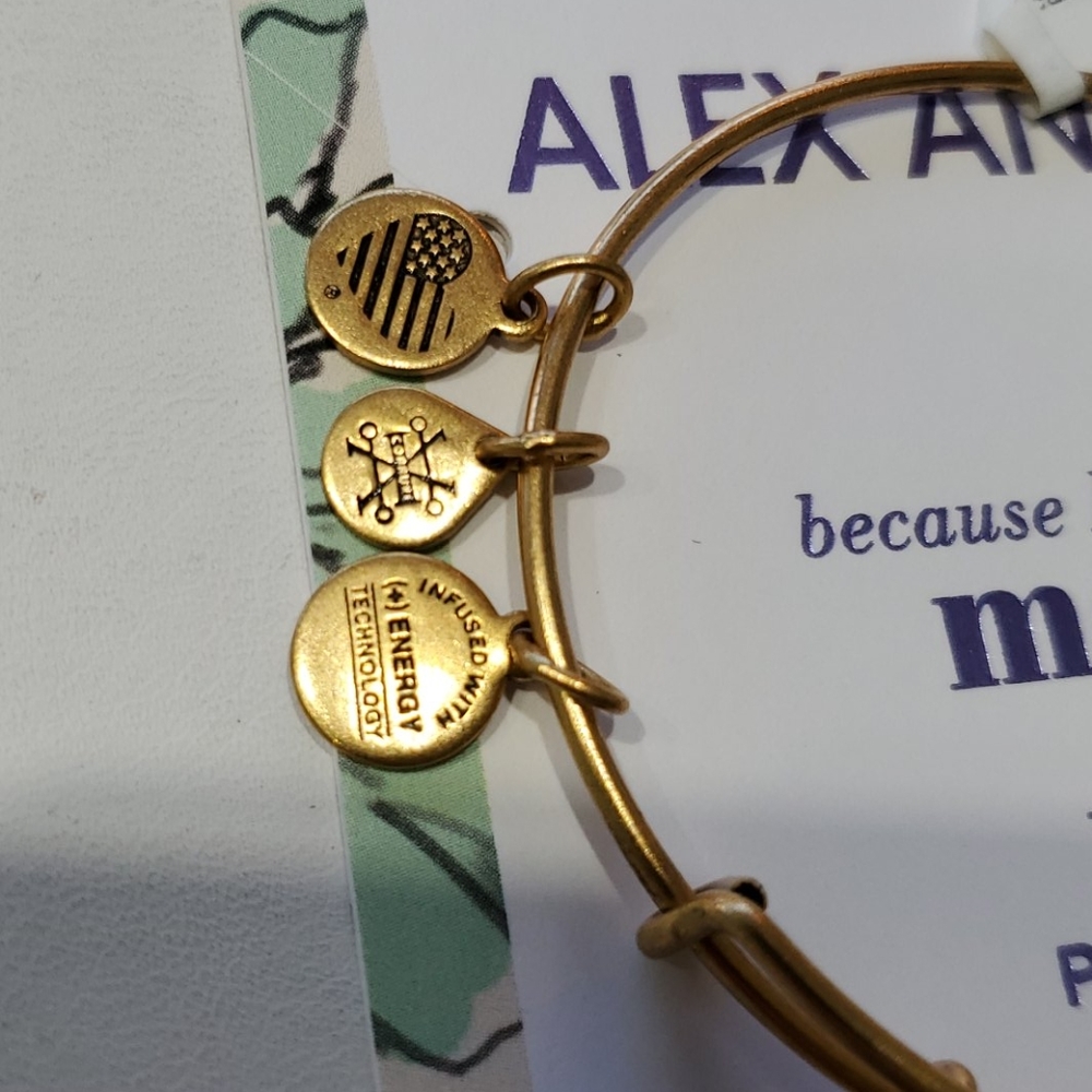 Alex and Ani Mom Because I Love You bracelet - Picture 3 of 6